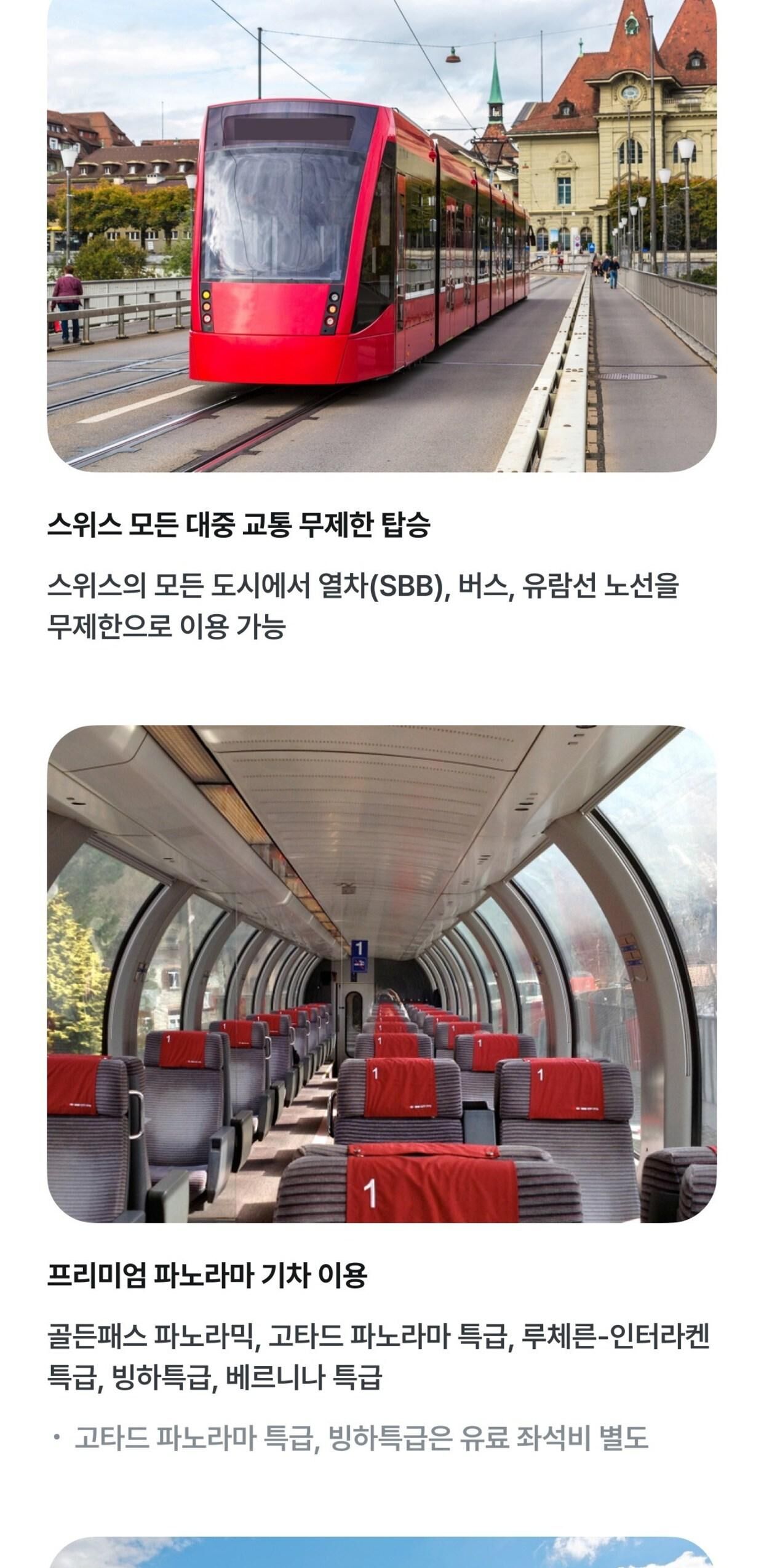 [여행정보포함] 스위스패스 비연속 FLEX (SBB공홈상품) + 당일빠른전송 상세 이미지 8