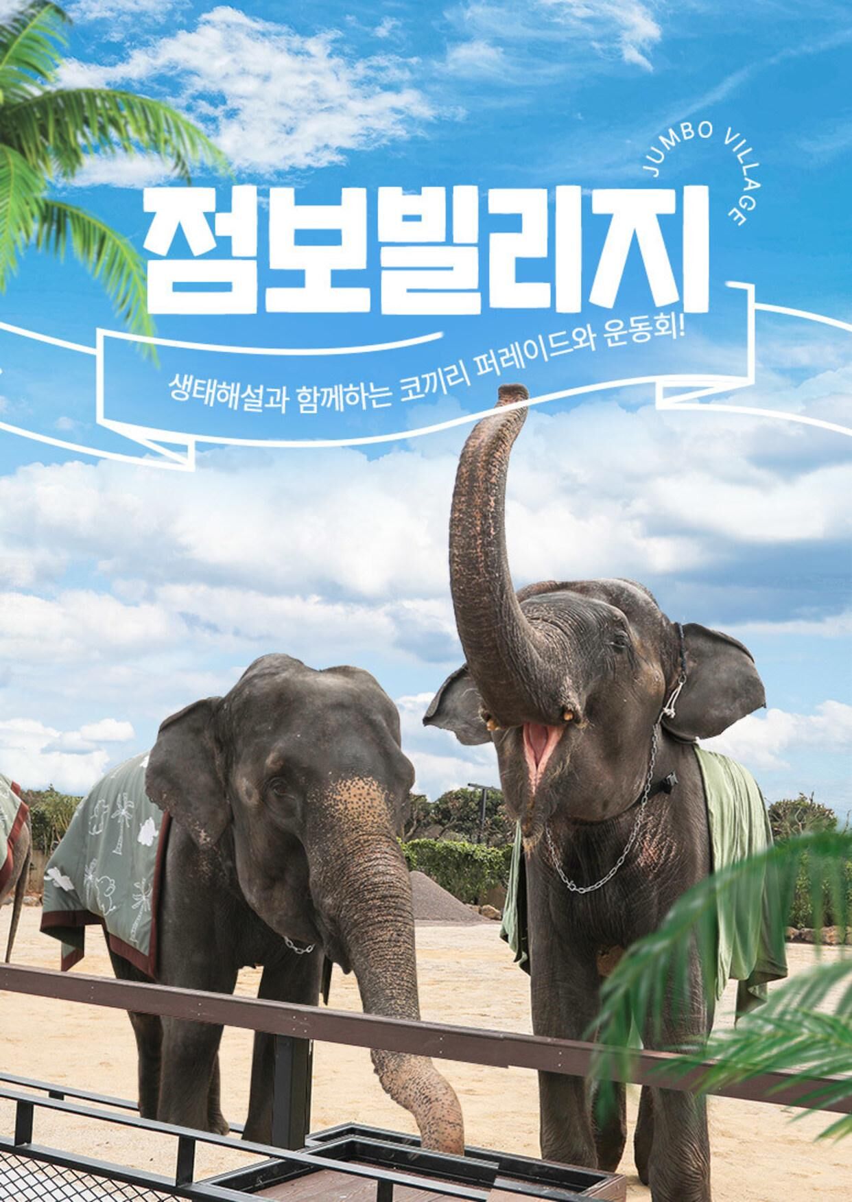 점보빌리지 입장권 (퍼레이드 관람 & 생태해설 & 코끼리 간식권) 상세 이미지 1