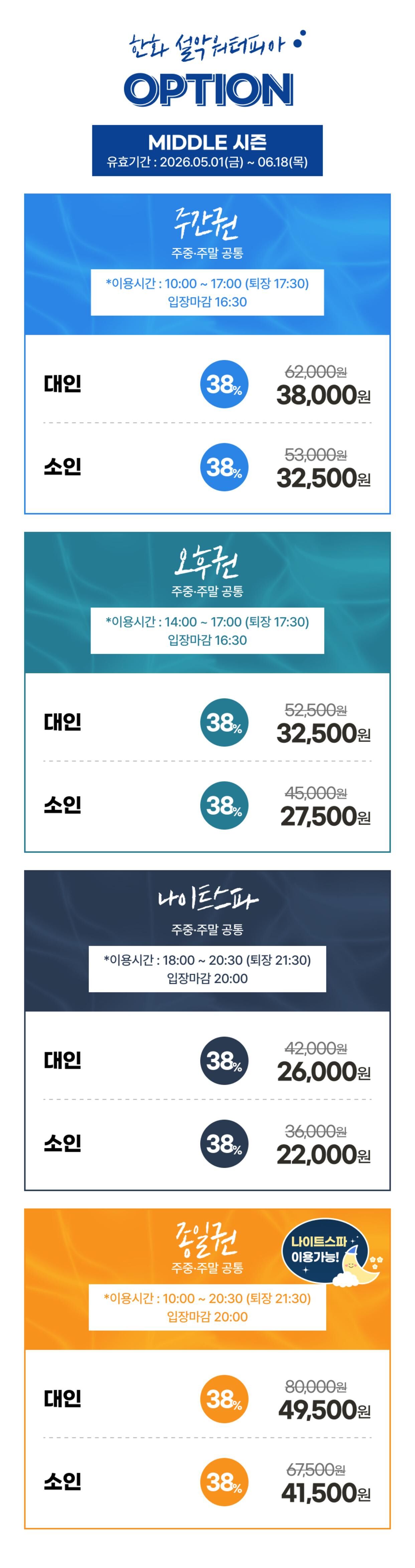 [속초] 한화리조트 설악 워터피아 MIDDLE시즌 상세 이미지 5