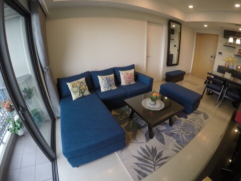 리버프런트 오아시스 리조트 발코니