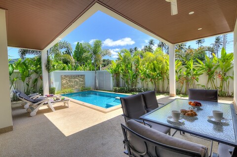 웨스트 페이싱 3BR 풀 빌라 바이 인티라