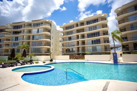 럭셔리 침실 2개 아파트