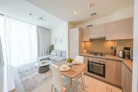 요기 - 밝은 아파트가 가진 파노라마 도시 전경