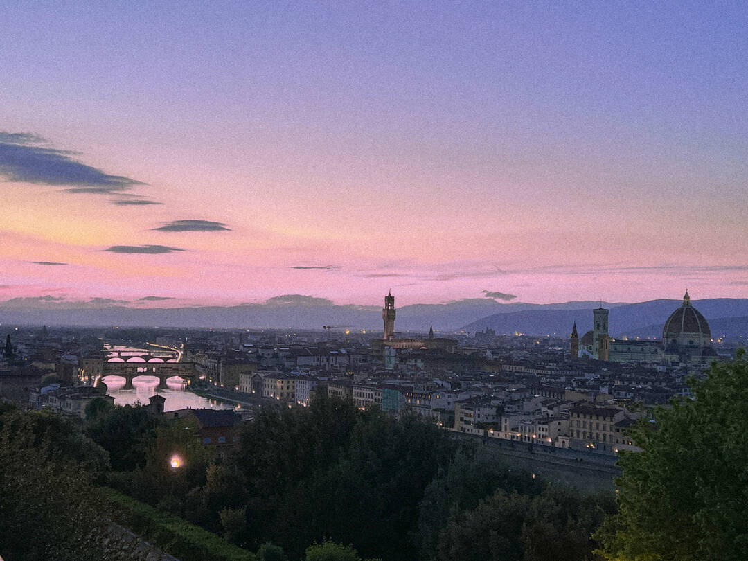 이탈리아 피렌체🇮🇹 일몰 맛집 미켈란젤로 광장에서 무료