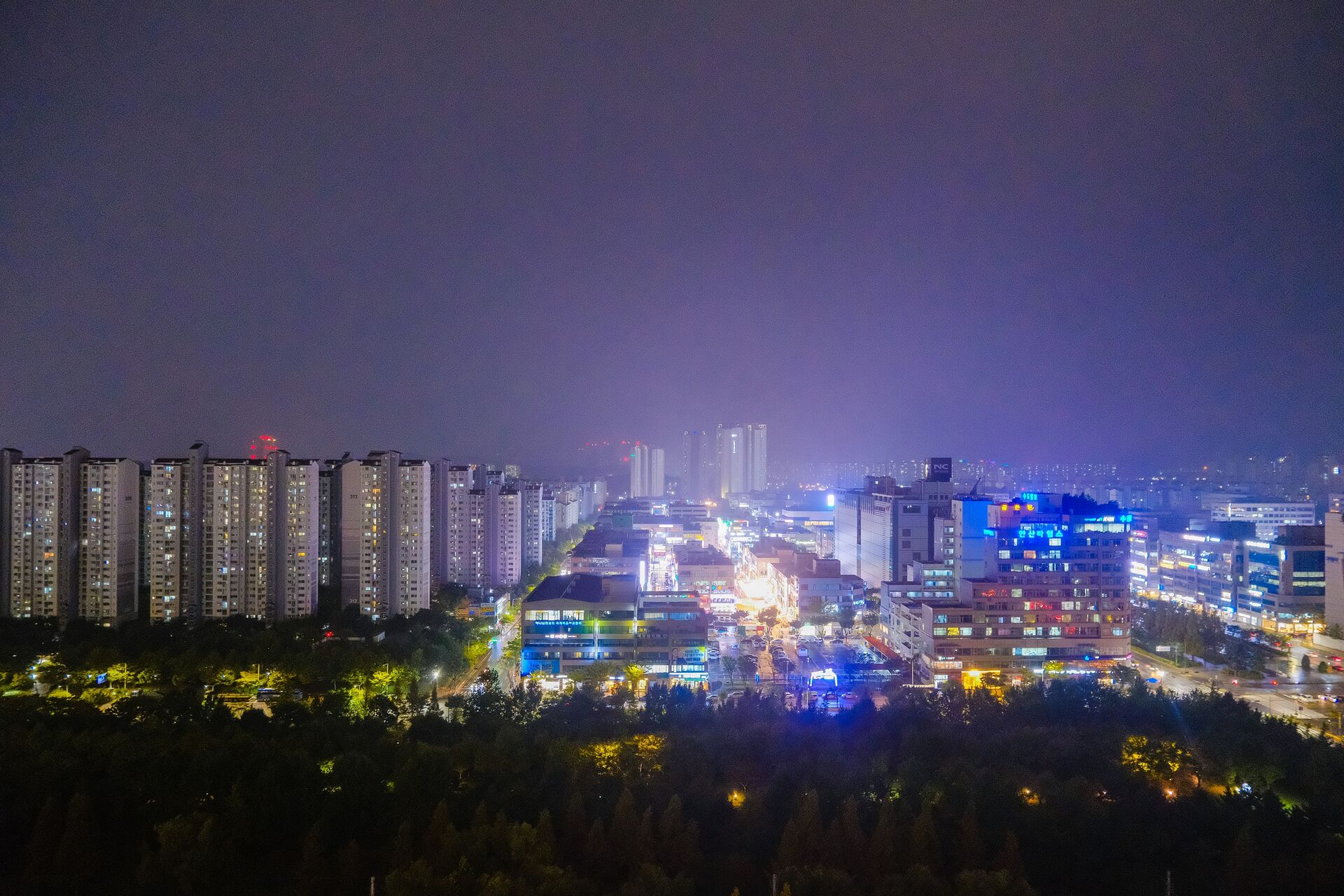 안산 엠블던 호텔 전망