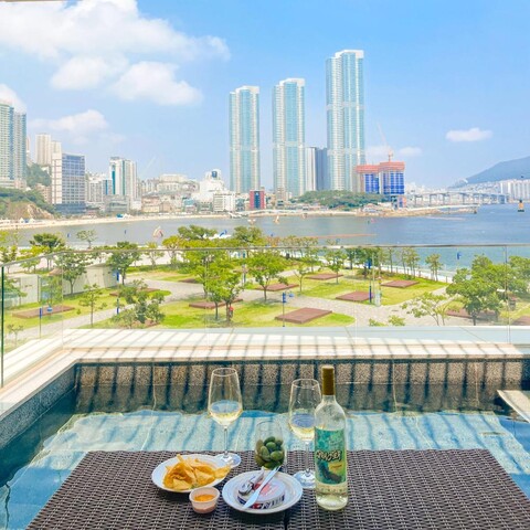 이터널 블루 풀 빌라 부산 송도