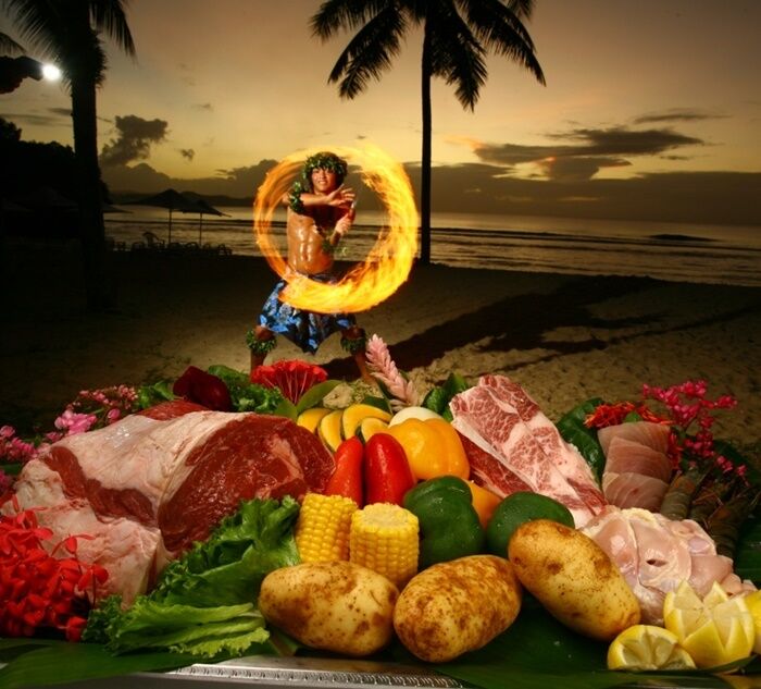 괌 맛집 - [디너쇼 + 숯불바베큐] 괌 건비치 닛코 선셋 바베큐 디너쇼