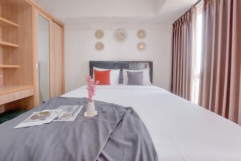 타만사리 빈타로 맨션 아파트먼트의 심플한 룩과 편안한 스튜디오