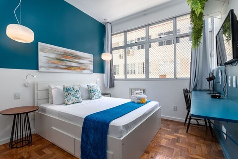 가족을 위한 숙소, 이파네마 해변까지 10분 Ns103