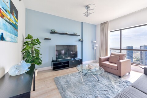 럭셔리 JBR 샴스 - 바다 또는 마리나 뷰 - 프리 비치 리조트 이용 가능!