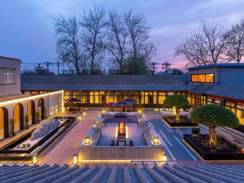 베이징 융허궁 귀제 사합원의 윤주 호텔