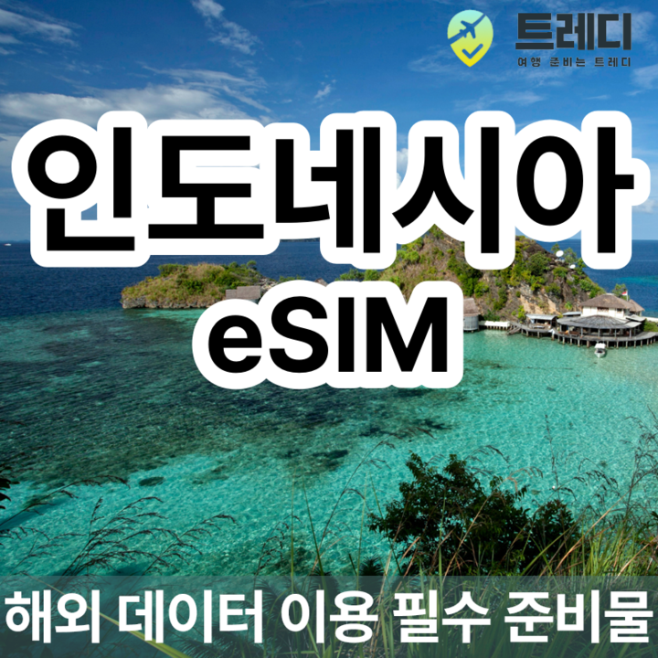 인도네시아 eSIM  매일 데이터 제공 - 해외 여행 데이터 로밍 필수-i