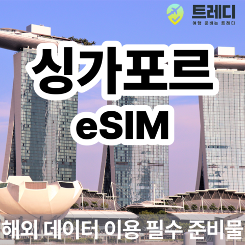 싱가포르 여행 준비물 - 싱가포르 eSIM 매일 데이터 제공 [카톡, 이메일 바로 발송]
