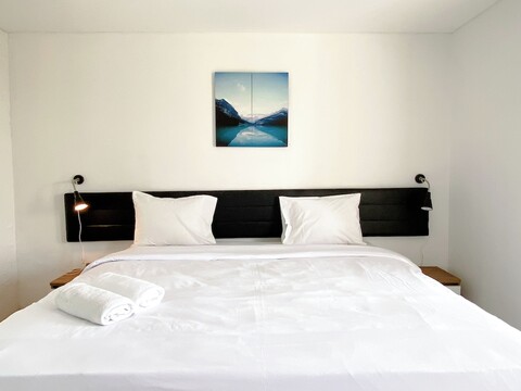 편안한 스튜디오 트윈 베드 엔비로 아파트먼트