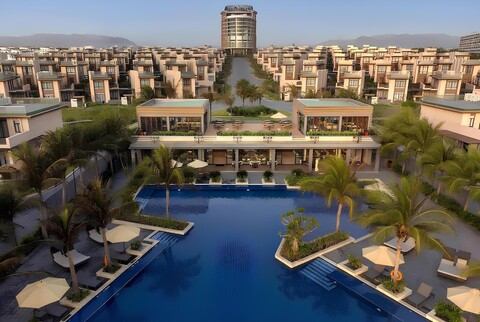 롱 비치 캄 란의 시스케이프 빌라