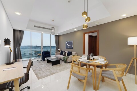 메종 프리베 - 모던 비즈니스 베이 리트리트, 두바이 운하 전망 있음