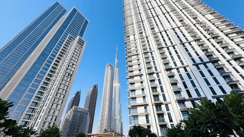 OYO HOME 1350 프리미엄 1베드룸 아파트, 부르즈 크라운