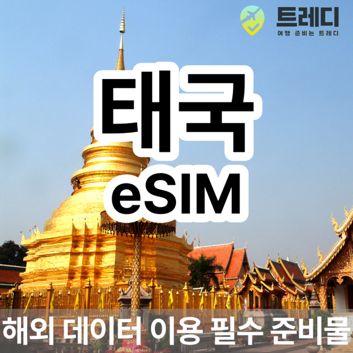 태국 eSIM 무제한 고정 데이터 해외 여행 데이터 로밍 [카톡, 이메일 발송]-i