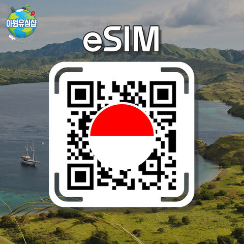 발리 여행 준비물 - [인도네시아eSIM] 발리이심 로컬망 전지역 1~30일 완전무제한 인도네시아이심