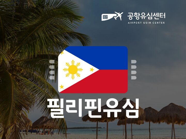 [공항유심] 필리핀유심 6일 lte 완전 무제한 (인천공항 수령 무료) -i
