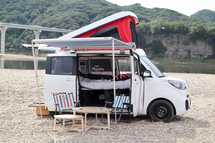 [경기/용인]레이 차박 캠핑카렌트(감성캠핑용품 풀세트 무료),자차방문시 무료주차-i