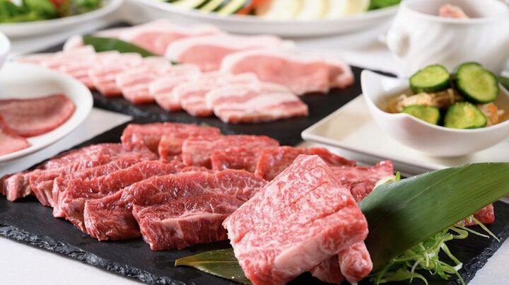 [Meat Kappo Tamura Kikusui Motomachi] 와규 야키니쿠-i