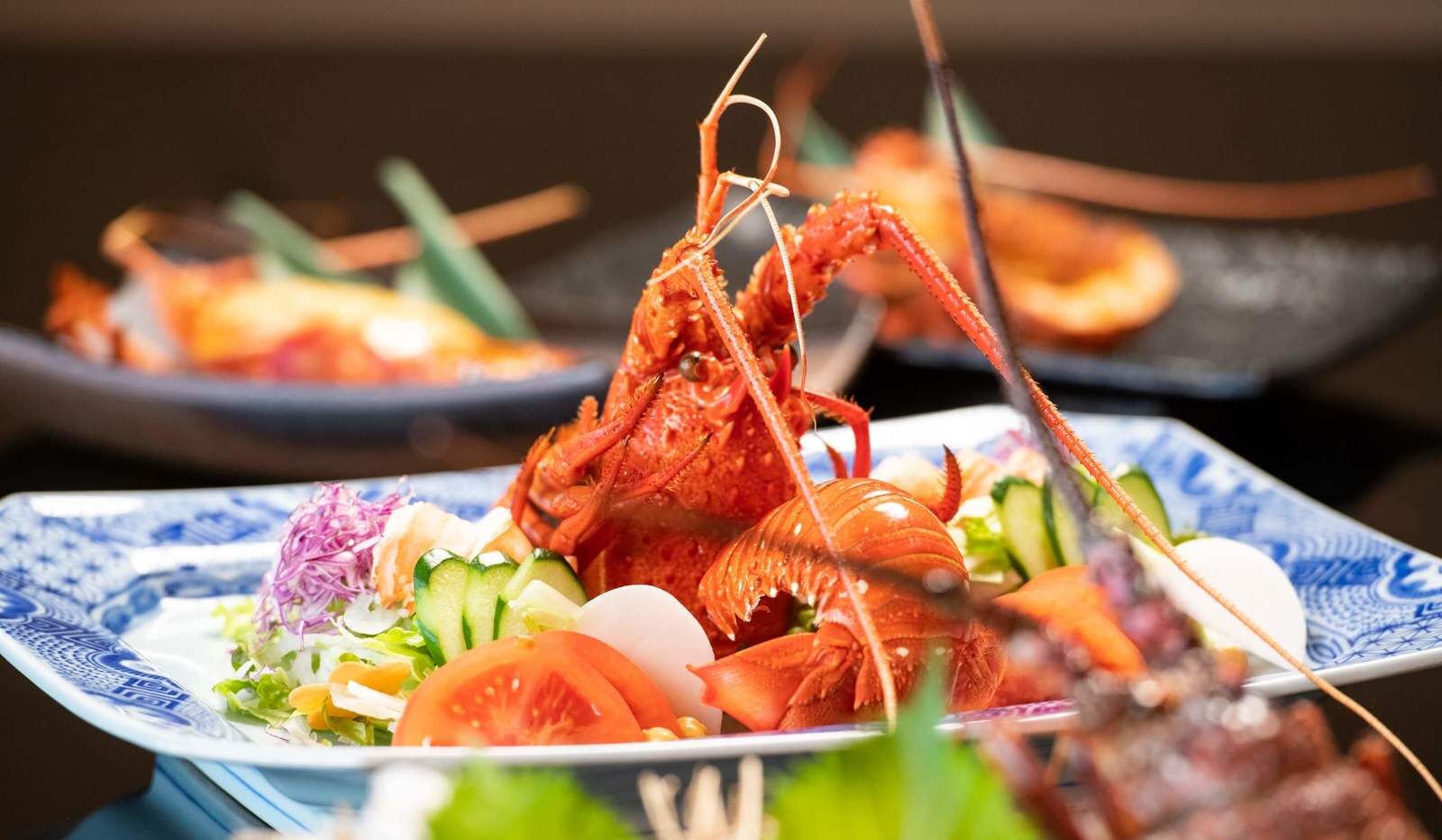 오사카 신선한 이세 랍스터 요리 Chunagon Osaka station Square