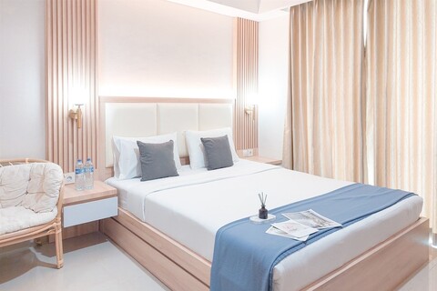 모던 룩 1베드룸, 거실 없음, 앳 빈타로 엠바카데로 아파트먼트