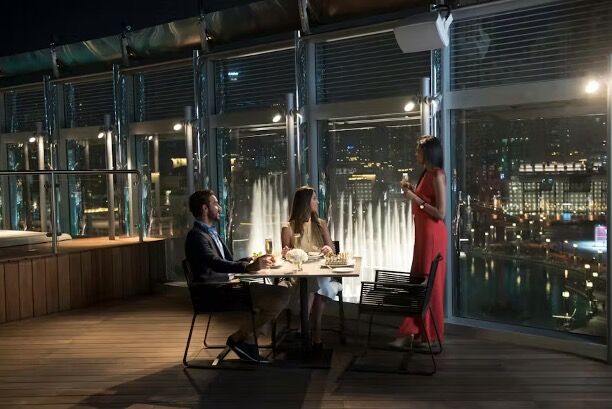 부르즈 할리파 전망대 + The Burj Club Rooftop 3코스 런치 또는 디너-i