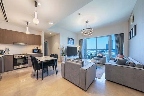 풀 부르즈 칼리파 & 분수 전망과 럭셔리 리빙