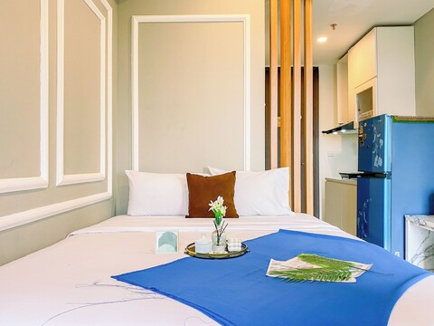 바사카 솔테라 아파트먼트의 아늑하고 즐거운 생활 스튜디오