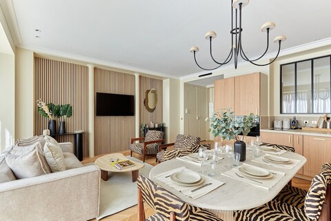 파리 중심의 3 베드룸 멋진 에어컨 아파트먼트