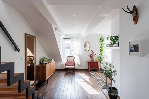 브르쇼비체의 매력적인 프라하 아파트먼트, 루프 테라스 있음