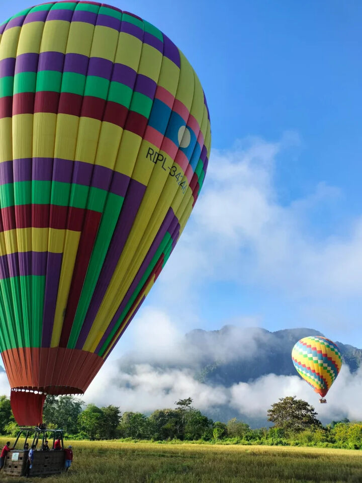 라오스 방비엥 열기구, 벌룬투어 (HOT AIR BALLOON)-i
