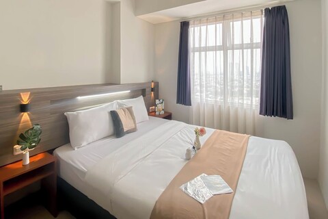 비토리아 레지던스의 좋은 가격과 아늑한 1베드룸 아파트먼트