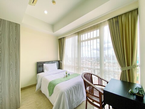 멘텡 파크 아파트먼트의 프라이빗 리프트가 있는 넓은 3베드룸