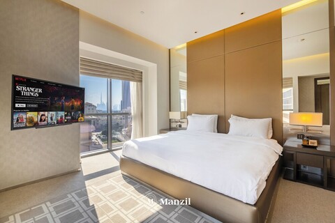 만질 3베드룸, 수영장 있음, 두바이 프레임 근처