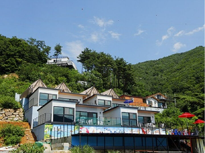 산청 지리산노을-i