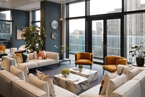 원 베드룸 발코니 아파트먼트 시티 뷰