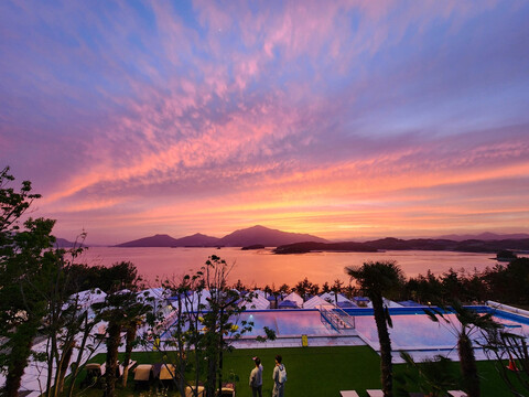 사천 비토노을숲 글램핑