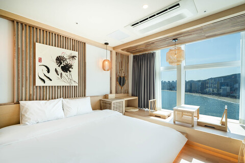 부산 광안리 호텔 료칸 바다다