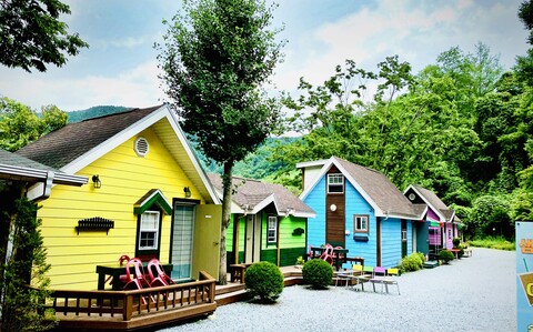 단양 샘골산장펜션