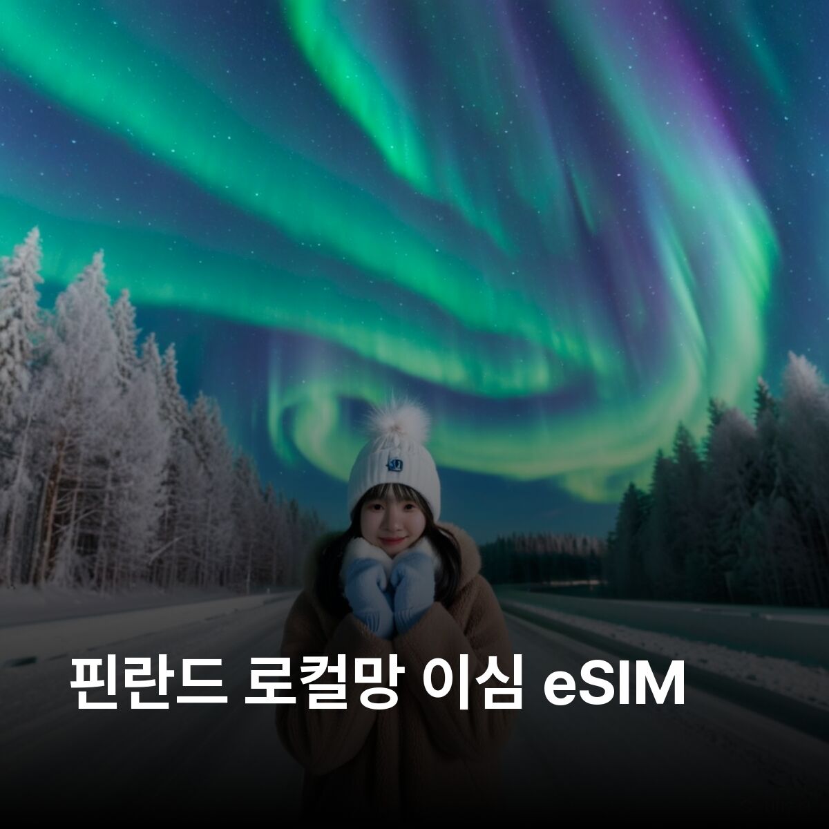 핀란드 이심 eSIM 헬싱키 로바니에미 투르쿠 탐페레 라플란드 사리카스 코릴라 이심통