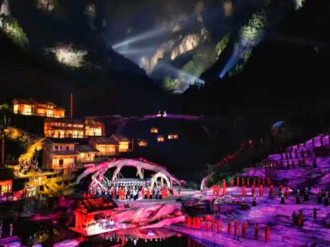 장가계 티켓·입장권 - 판다투어-장가계 천문호선쇼 입장권 20:20공연 시작 나무꾼과 여우족의 사랑이야기
