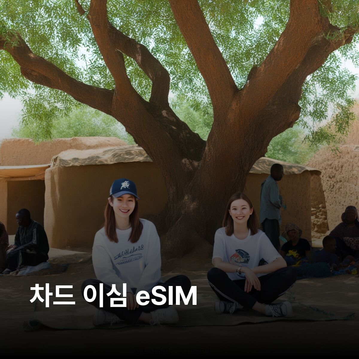 차드 이심 eSIM 은자메나 몬두 사르 아베셰 엔네디 사막 티빌리 호수 자쿠마 이심통