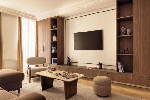 엘레강트 아파트먼트 - 에어컨 - 2베드룸 - 6명 - 루브르 박물관