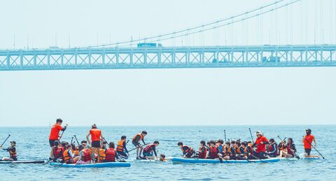광안리 해양캠프: 아이들이 안전하게 하루종일 즐기는 해양 스포츠 체험! (패들보드, 서핑) 상품 이미지