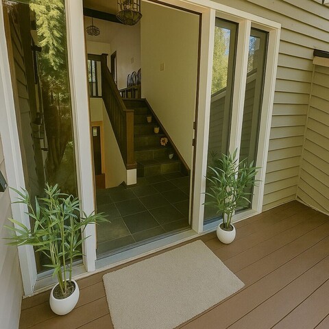 벨뷰의 마당 있는 아름다운 집