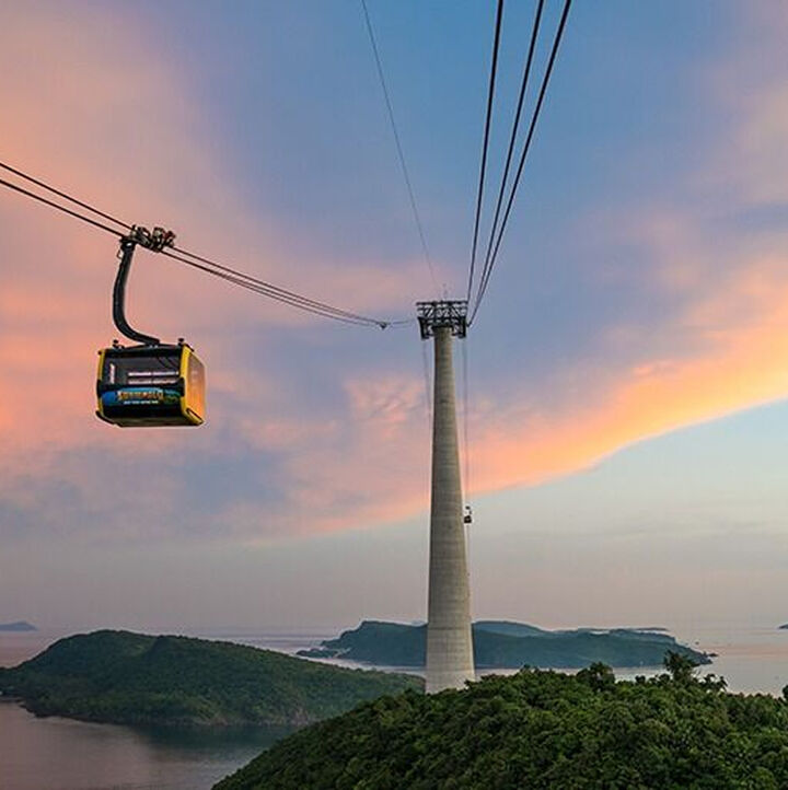 혼똔섬 케이블카