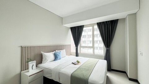 니파로 파크 아파트먼트의 잘 디자인되고 편안한 3베드룸